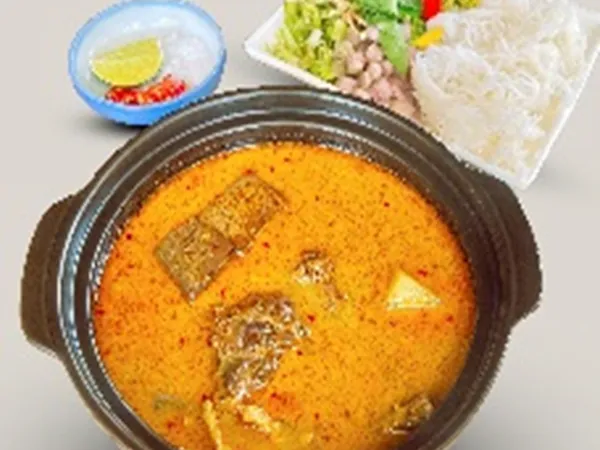 Chicken Curry With Rice Noodle
